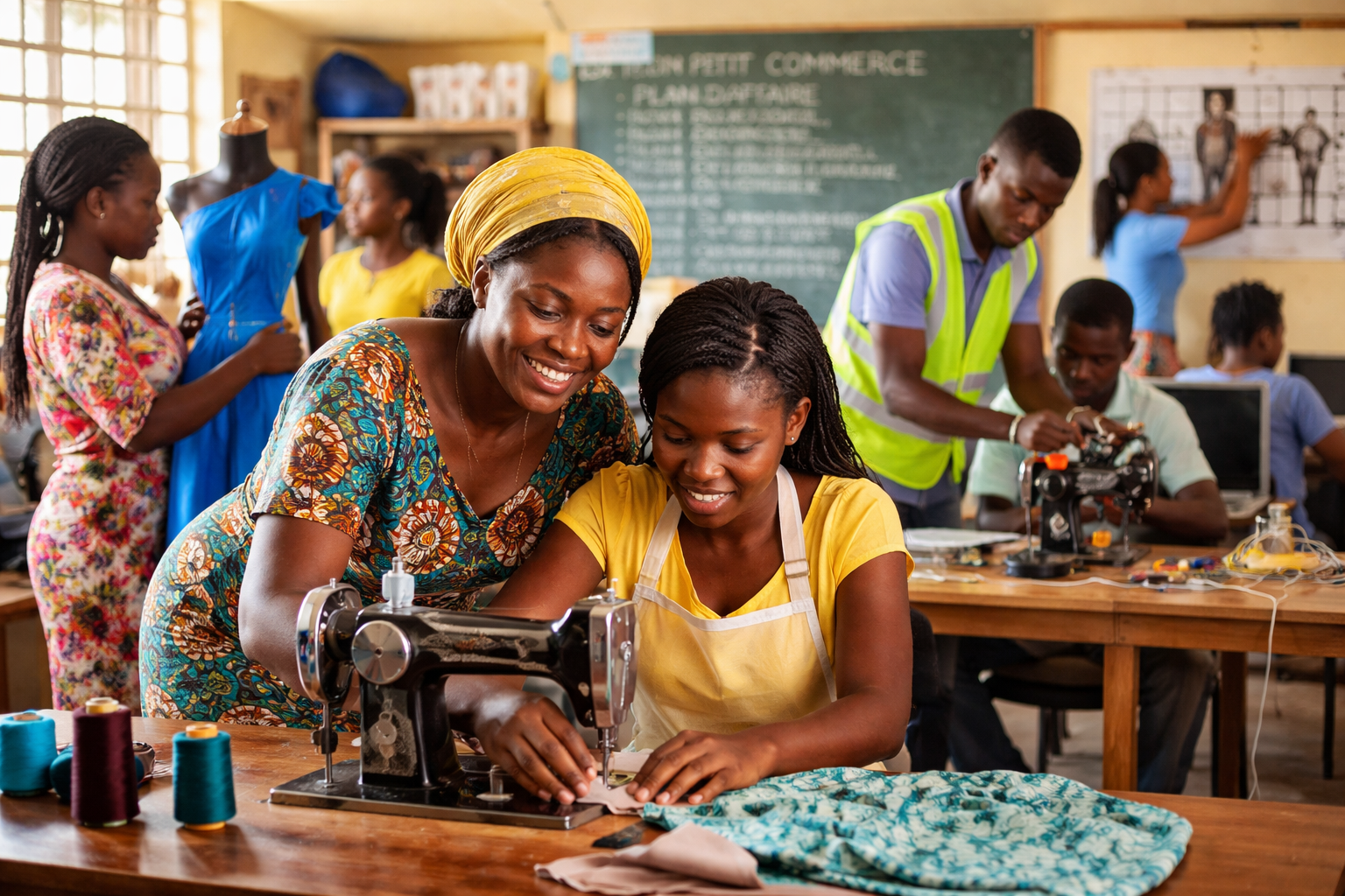 Jeunes et femmes en formation RDC